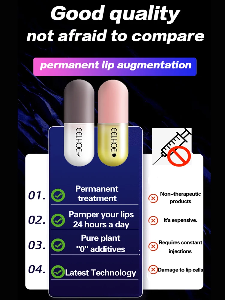 Мгновенное удаление объема губ. 24-часовое питание, сексуальный уход и тонкие линии.