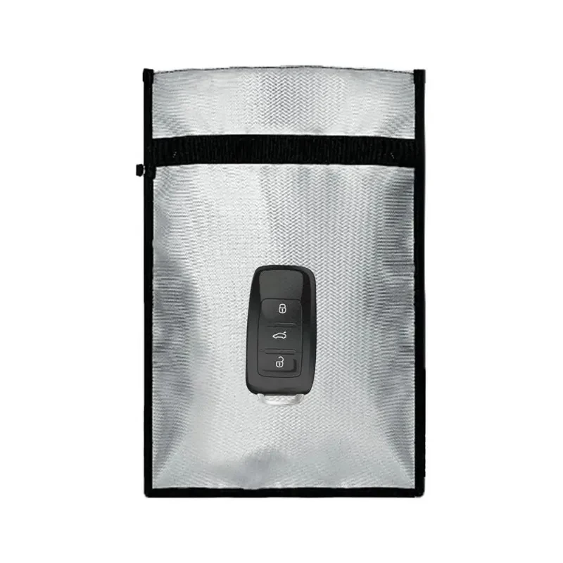 Blocco segnale per borsa Faraday impermeabile ignifugo per telefono, laptop, chiavi per auto, custodia per protezione dalle radiazioni, tracciamento anti-ferro