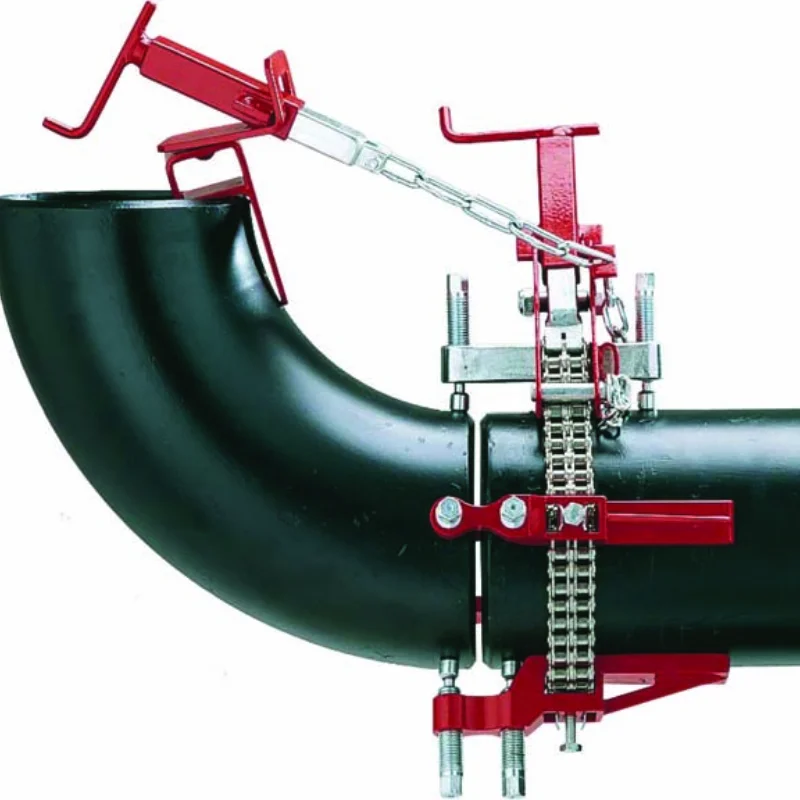 SINGLE AND DOUBLE CHAIN CLAMPS FOR ALIGNING AND REFORMING PIPES