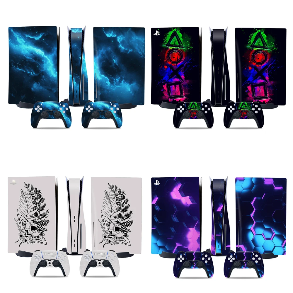 Защитная Виниловая наклейка для PS5 Disc Console аксессуары для игрового контроллера Защитная Виниловая наклейка для PS5 Disc Console аксессуары для игрового контроллера