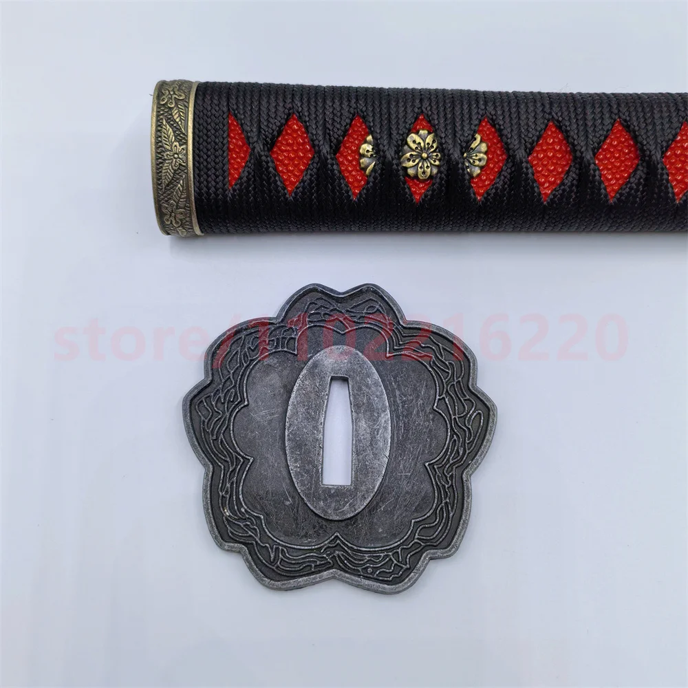 Exquisite Tsuka Handle Hilt Alloy Tsuba Handguard Guard Brass Habaki Seppa For Real Japanese Japan Samurai Katana Sword Fittings