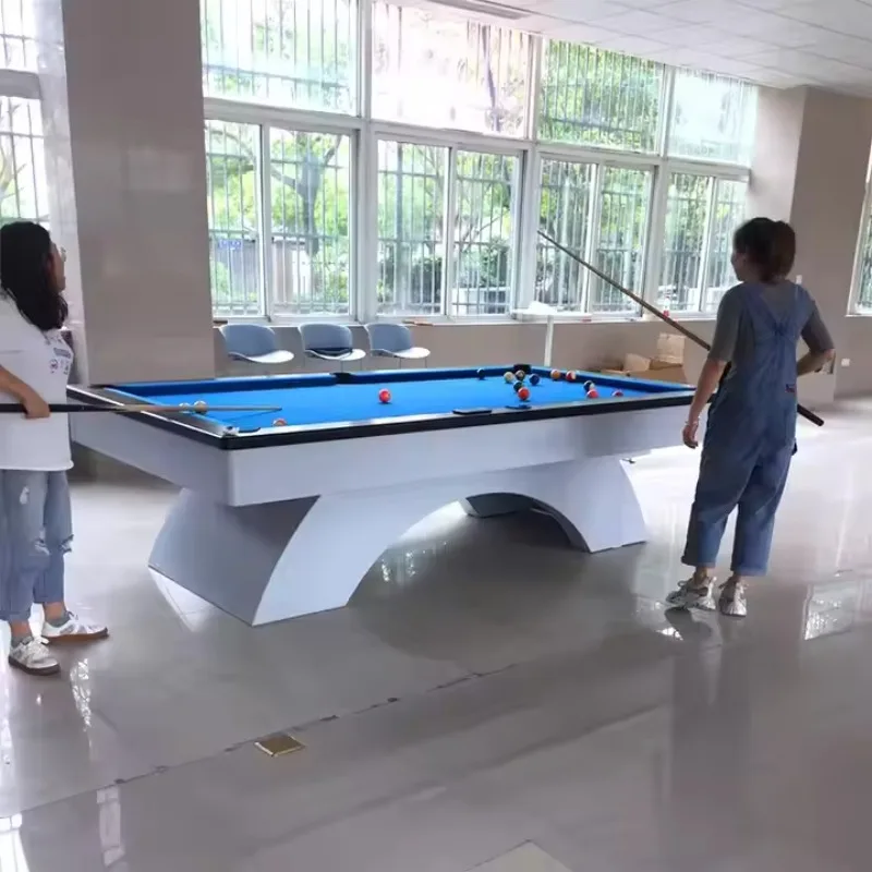 

Factory Direct Sales American Solid Wood 8FT & 9FT Billiard Table 9 Ball Style Slates Commercial Club Household Billiards Table