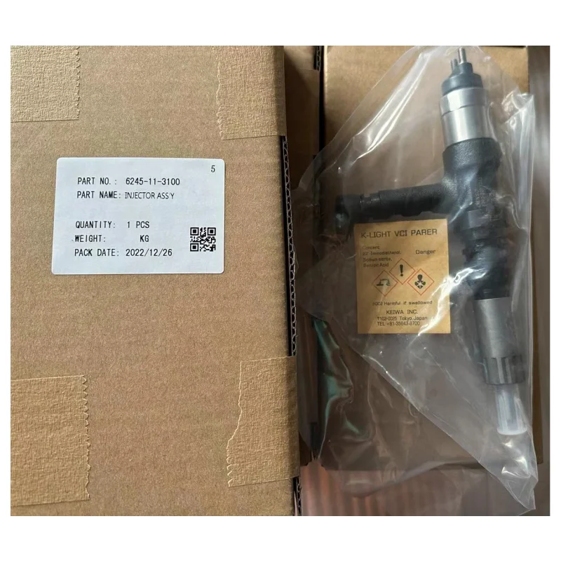 

Hot Sale Fuel Injector 6245-11-3100 for SAA6D170E Engine PC1250SP-8R Excavator Parts