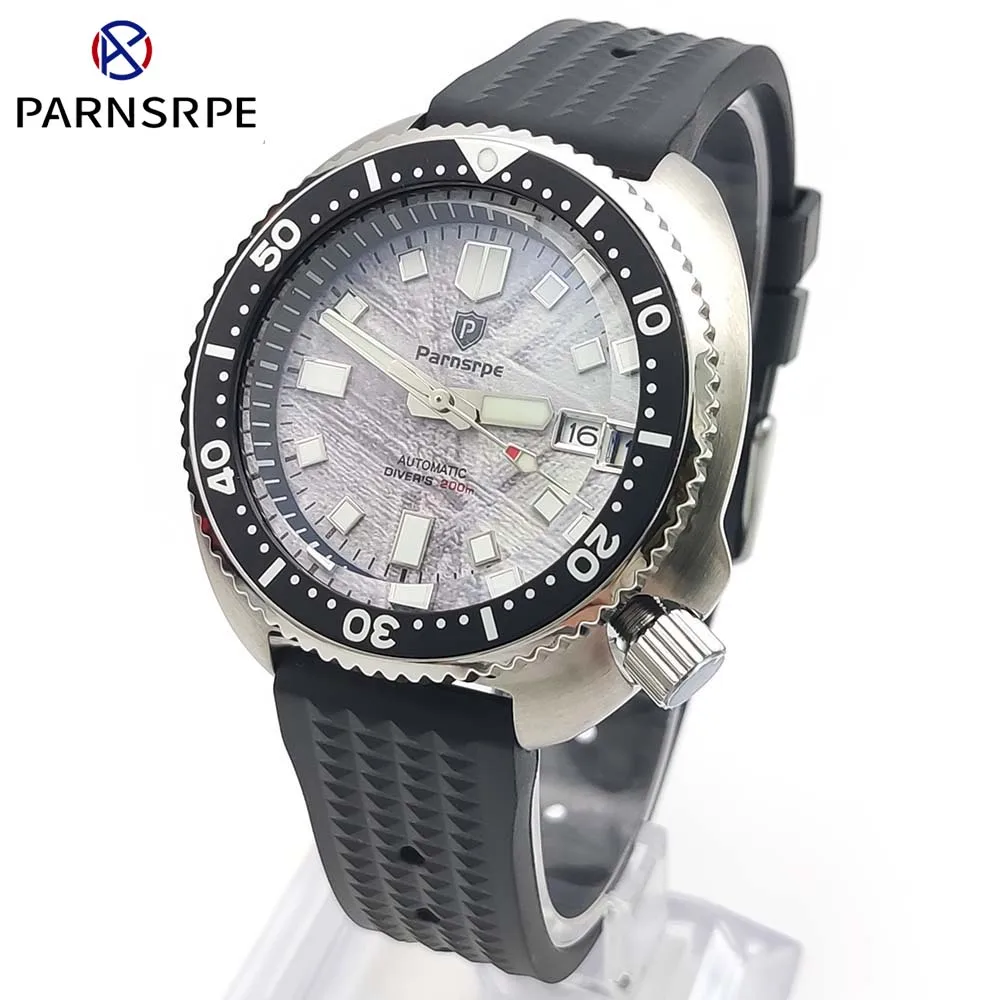 Parnsrpe - New Men\'s 42mm Automatic Mechanical Watch, Sapphire Glass, Stainless Steel Water Resistant Case, Men\'s Casual Watch