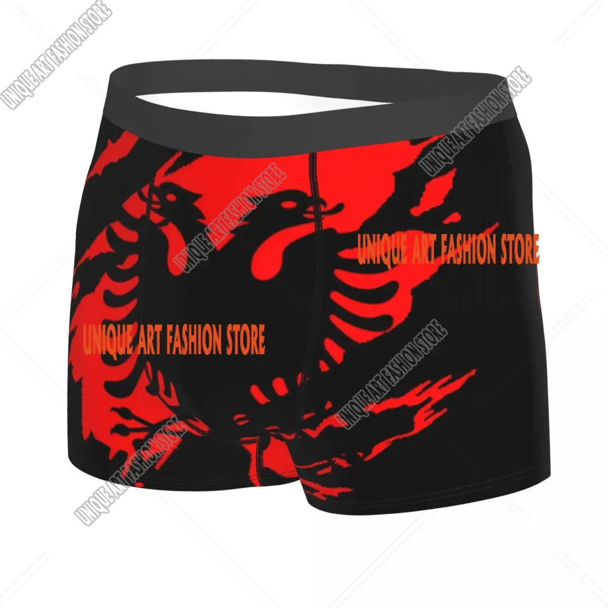 Vintage Flag Of Albania Underwear Male Sexy Printed Customized Albanian Pride Boxer Shorts Panties Briefs Soft Underpants