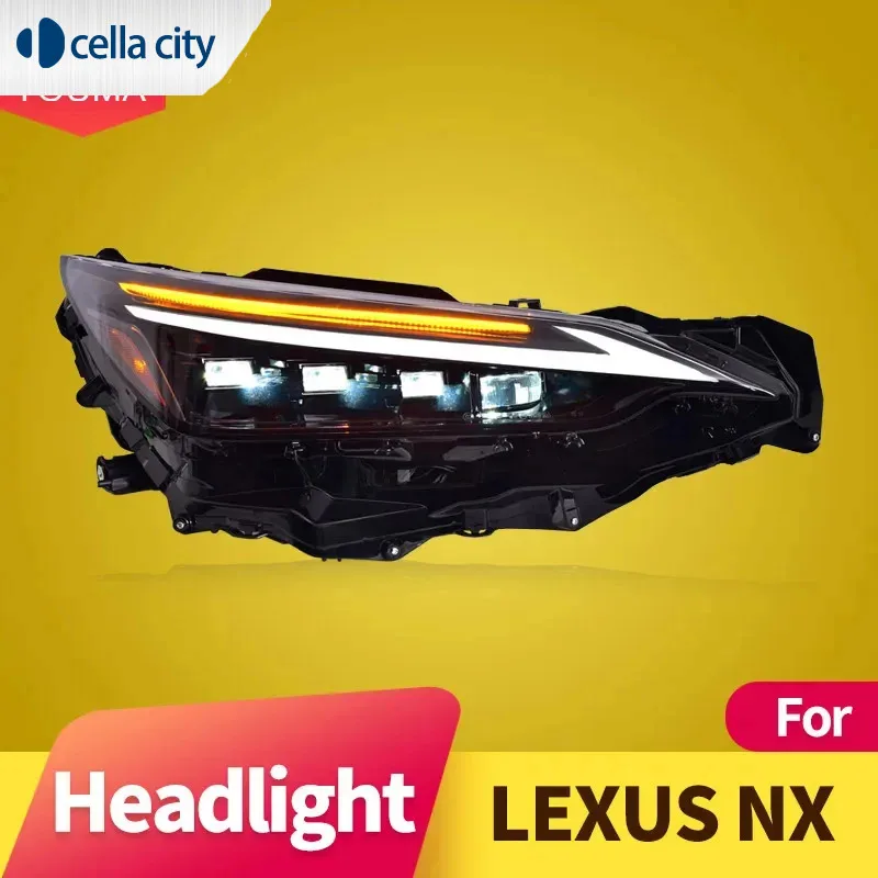 

Car Styling Head Lamp for LEXUS NX Headlights 2022-2023 NX260 NX350H LED Auto Headlight Assembly LED Lens Dynamic Signal Lamp