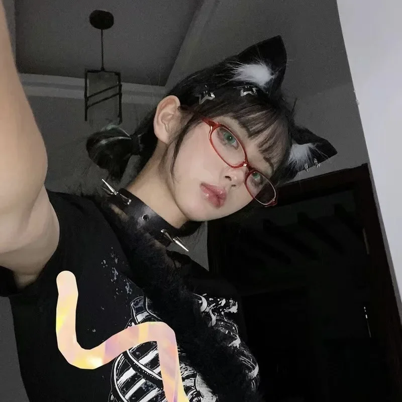Y2K Small Oval-Square Fashion Glasses — product information 3