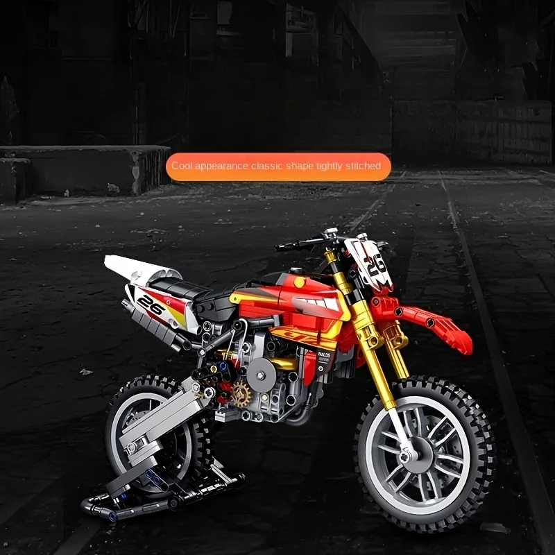 

735 штук, модели строительных блоков технических мотоциклов, городские гоночные машины, мотоциклетные игрушечные кирпичи, модели мотоциклов, подарки