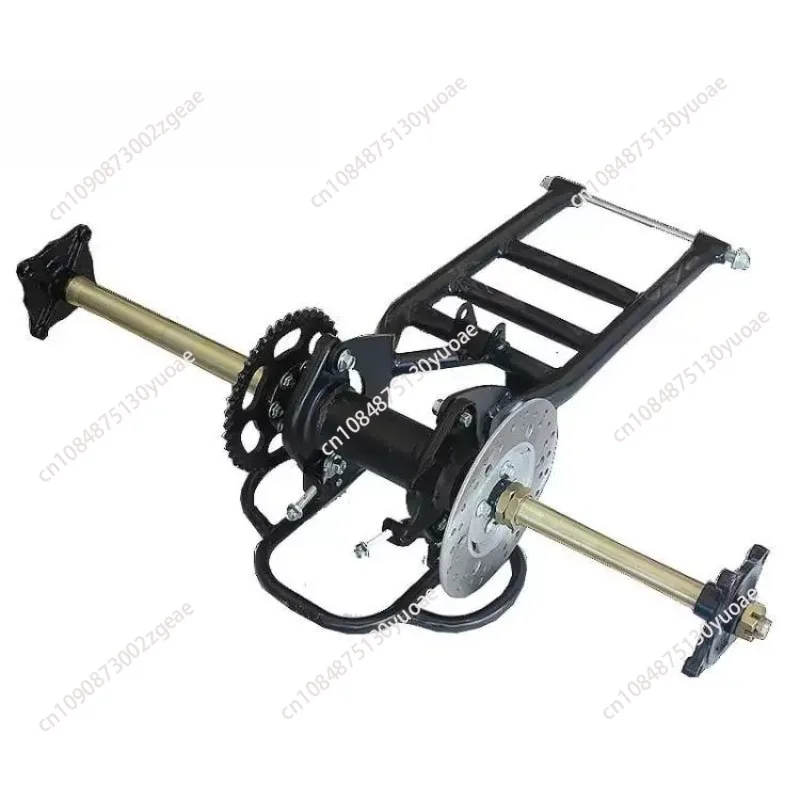 Three-wheeled motorcycle modified four-wheeled kart beach car rear axle suspension rear axle lengthened rear flat fork 81cm long