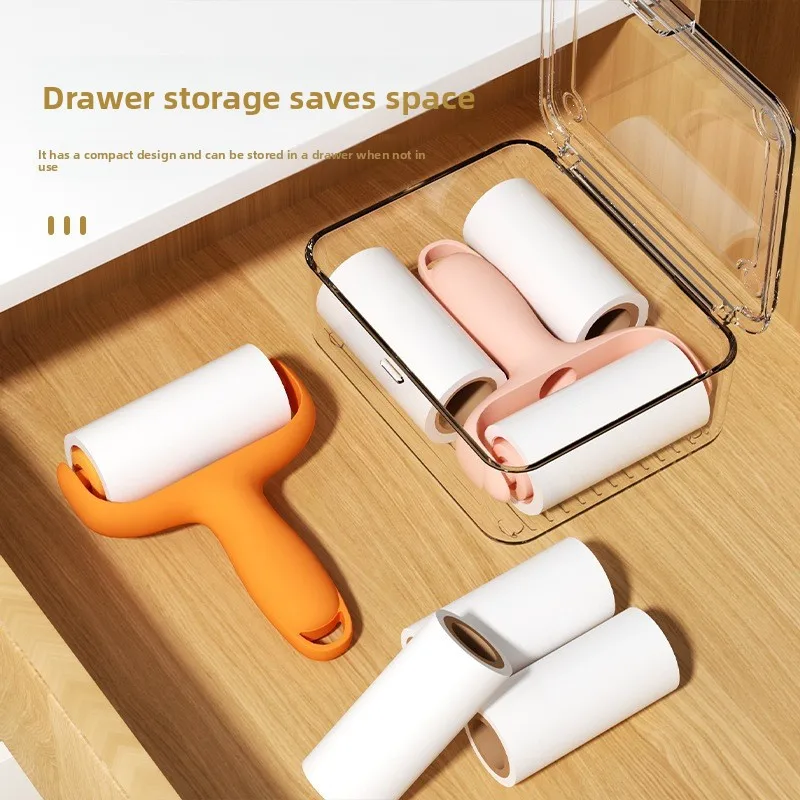 mini sticky roller for perler beads reusable tearable lint remover portable handheld fabric hair remover for home clothing sofa