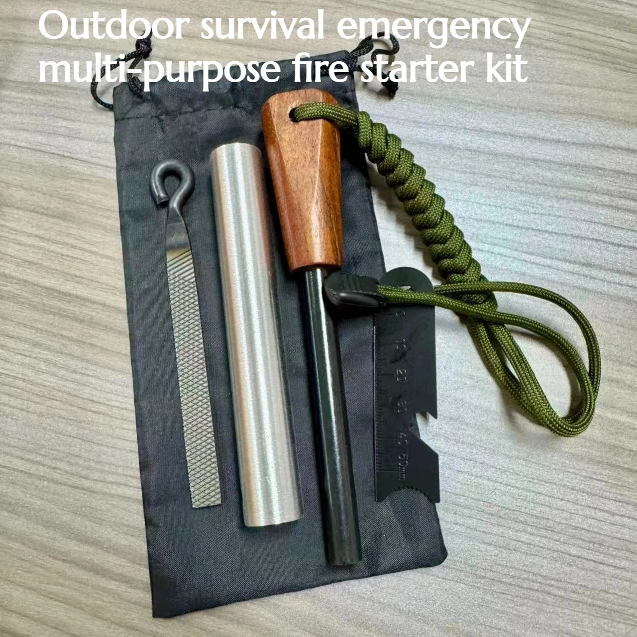 

NEW Waterproof Emergency Fire Rod EDC Convenient Outdoor Camping Survival Fire Source Wilderness Survival Equipment