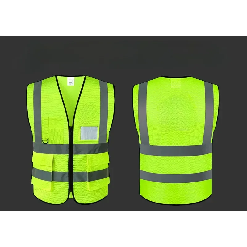 1 Pcs Reflective Strip Vest Car Emergency Fluorescent High Visibility Safety Vest Motorcycle Jackets Reflective Clothing Hi-Vis