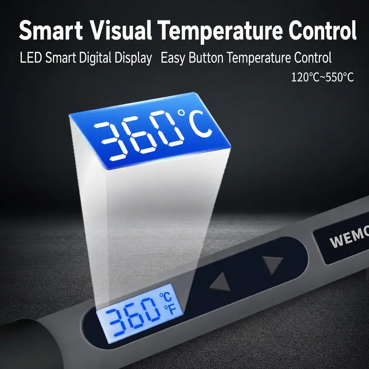 Ferro de Solda Digital LCD 90W - Electronics Repair Uk avaliação e preço