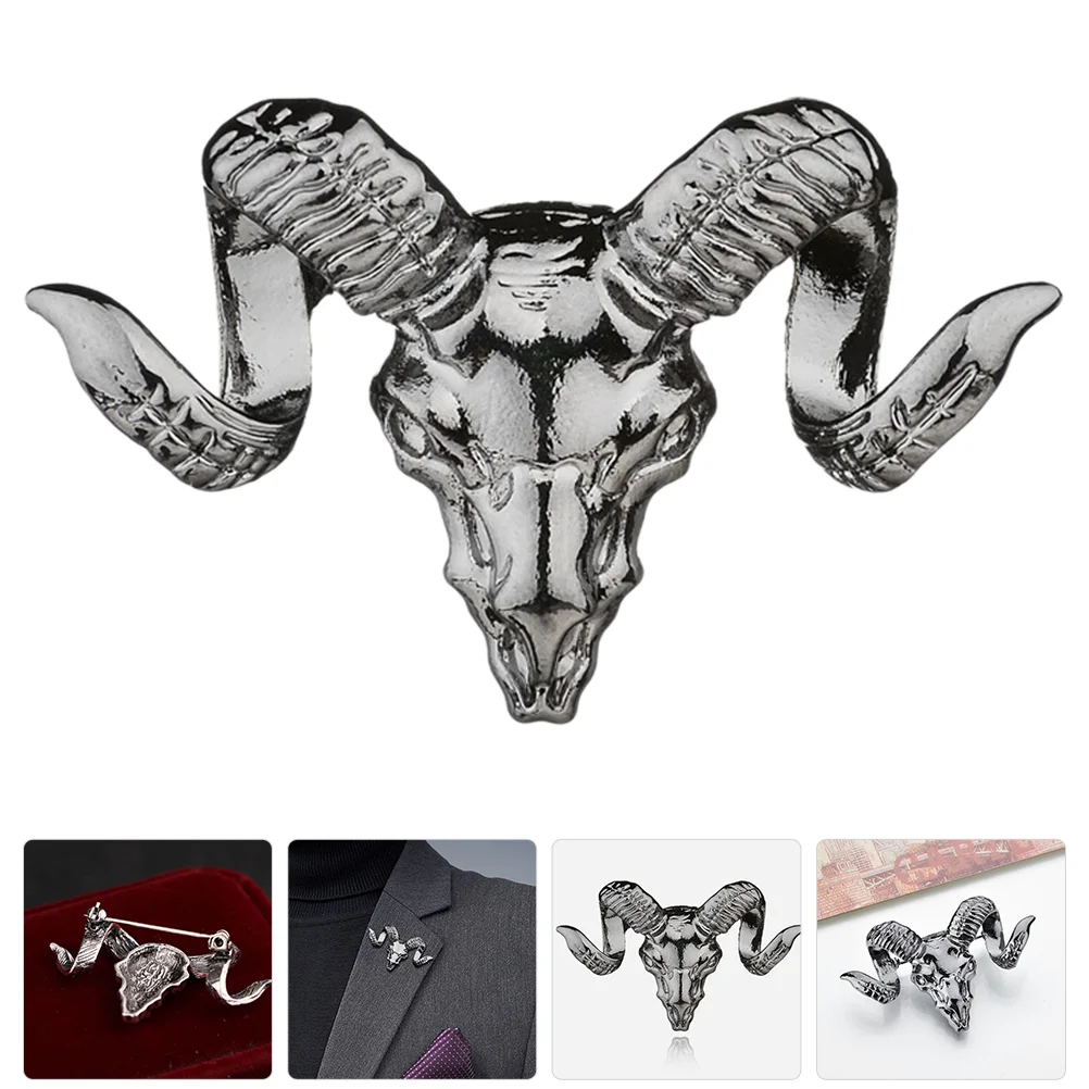 

Brooch Mens Neckties Clothes Pin Cap for Lapel Goat Jewelry Brooches Costume Suit