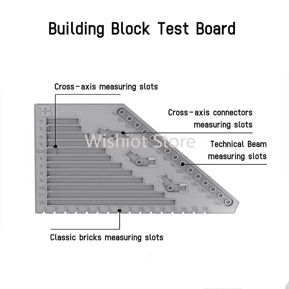 Building Block Tool Tech Parts Measuring Ruler Bord Pliers Vise Clip Removal Pin Disassembly Tool Hammer Compatible with legoeds