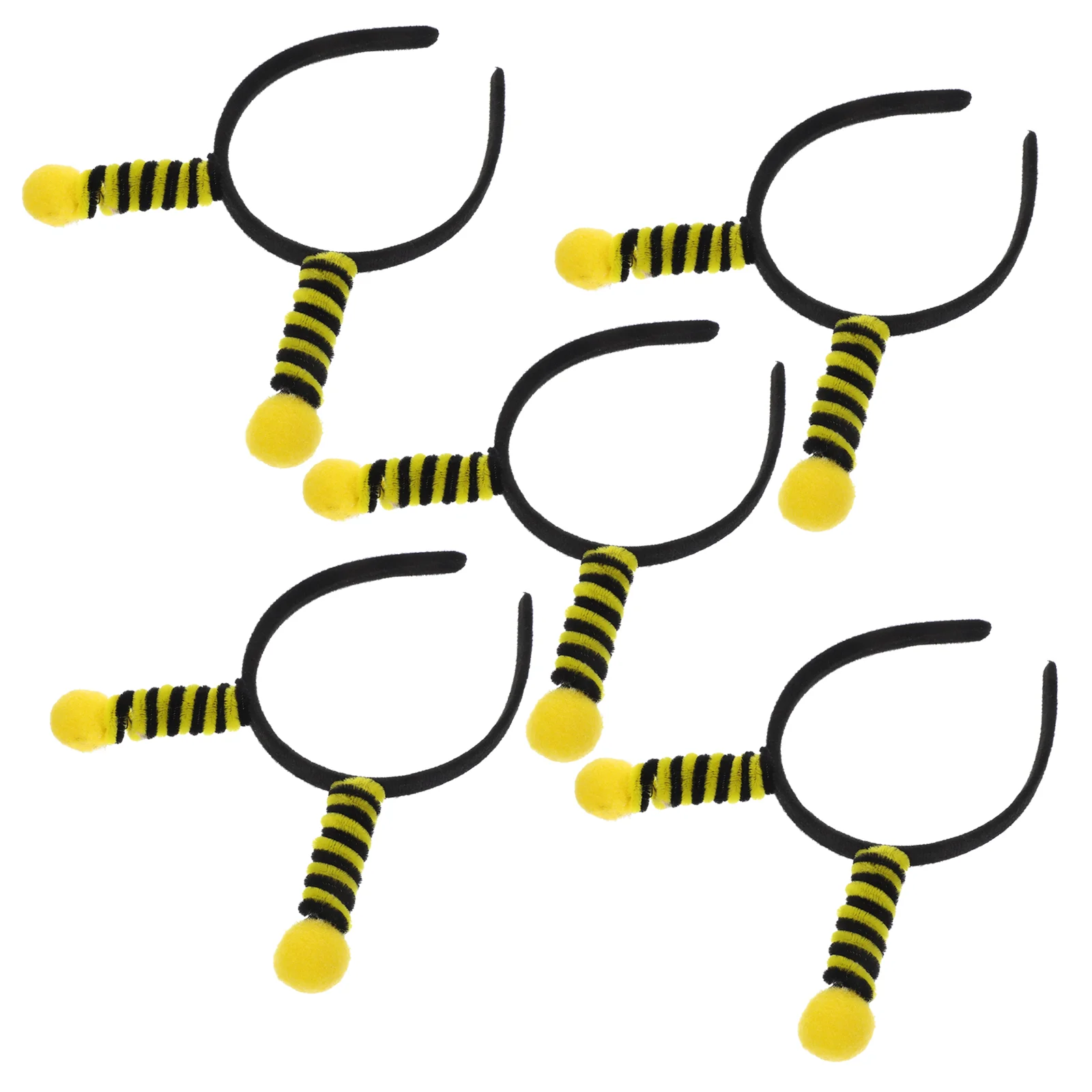 5 Pcs Bee Headband Prom Hair Accessories Party Headbands Cosplay Accessory Hoops Tentacle Favors Cartoon