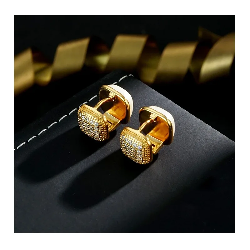 

New Double-sided Wearing Ear Buckle Fashionable High-end Sense Light Luxury Fashion Unique Versatile Earrings Earrings
