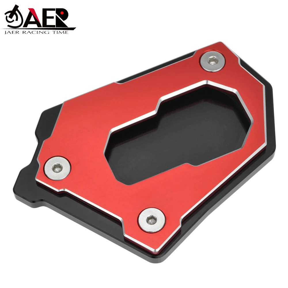 CNC Motorcycle Side Kickstand Stand Extension Plate Enlarge For BMW  R1250GS 2018 R1200GS Rallye 2016-2018 R1200GS LC ADV