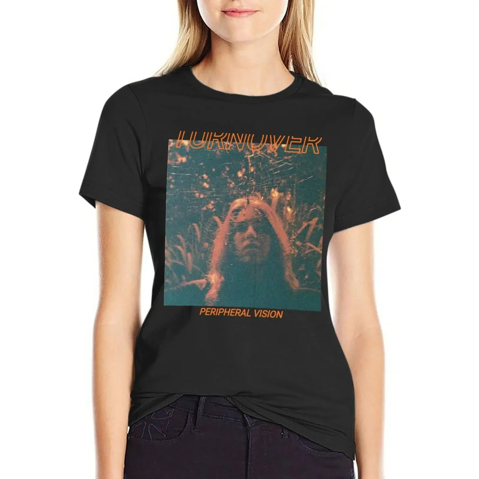 

FAN ART ALBUM COVER TURNOVER PERIPHERAL VISION Classic T-Shirt customizeds sweat cute clothes funny summer clothes for Women