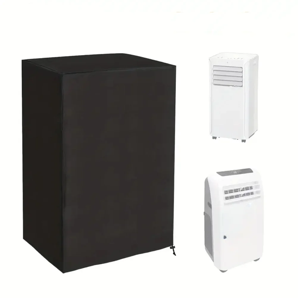 Dustproof Protective Cover for Portable Air Conditioners Constructed from 420D Oxford Cloth with Adjustable Strap for Secure Fit
