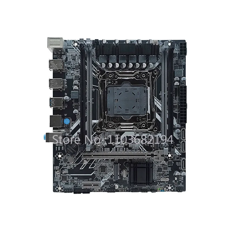 X99LGA2011-3-Pin Placa-mãe do computador, memória de quatro canais Ddr3, E5 Zhiqiang V3v4cpu, novo