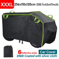 Electric Motorcycle Beach Car Cover Dustproof And Waterproof Rain-proof Oxford Cloth Three-wheel Motorcycle Clothing 210D Thick
