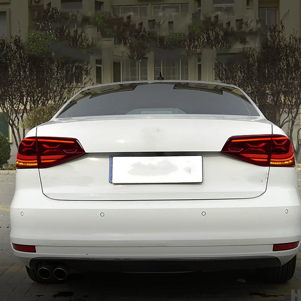 

For VW Jetta Sagitar 2015-2017 Auto Back Lamps Assembly Upgrade 23 Style LED Startup Effect Car Taillights Tools Accessories