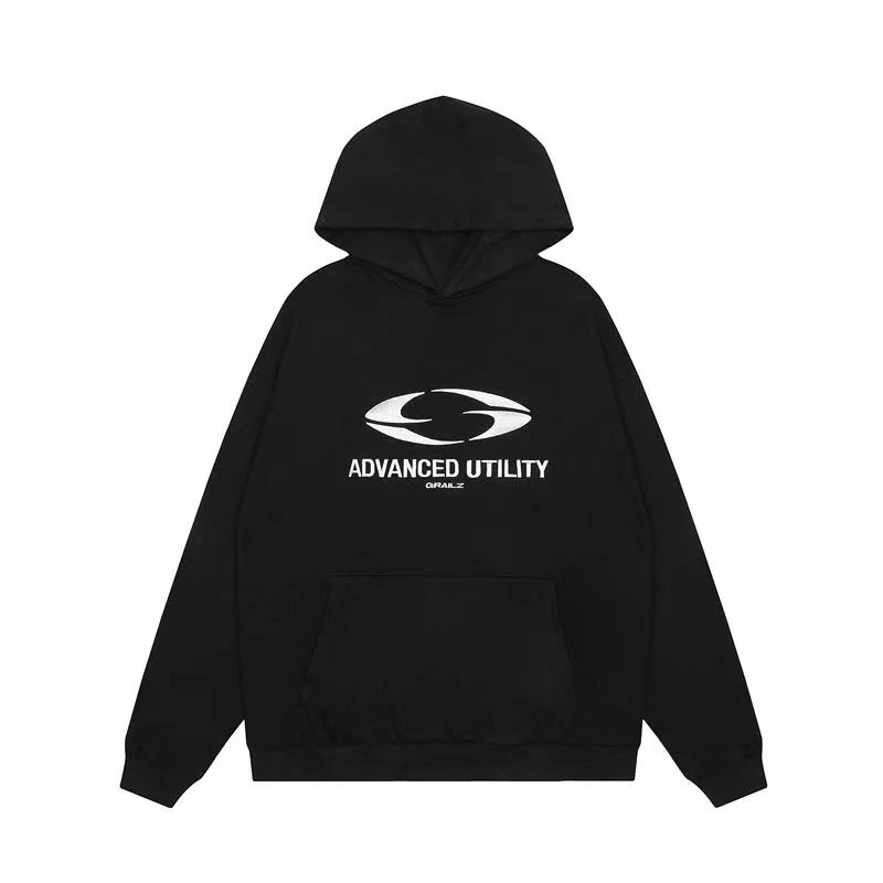 2024 Men\'s Street Wear Ecstasy Letter Pattern Printed Hoodie Women\'s Y2K Style Harajuku Sports Hip Hop Hoodie New High Quality