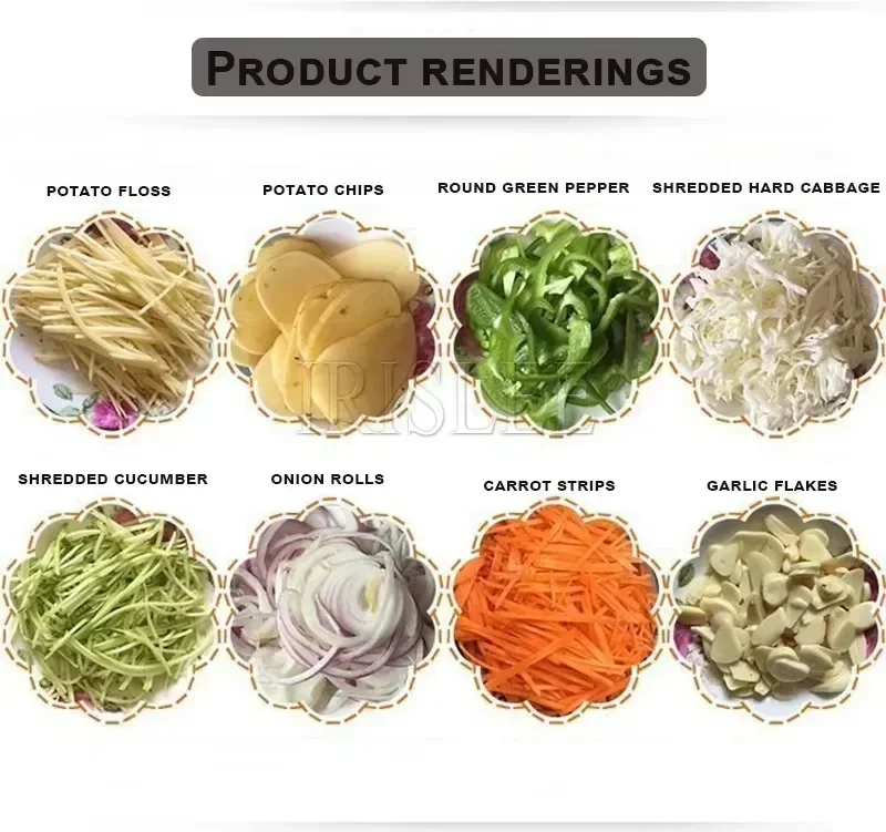 Multi functional automatic cutting machine, commercial vegetable cutting machine