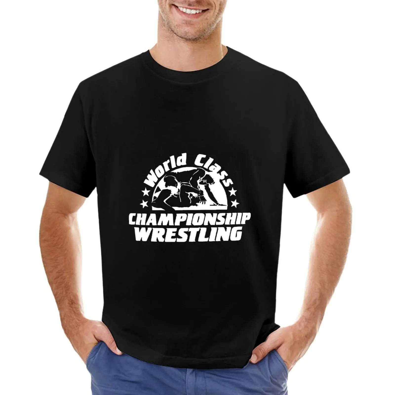 world class championship wrestling shirt T-Shirt custom t shirt anime figures shirts graphic plus sizes plain white t shirts men