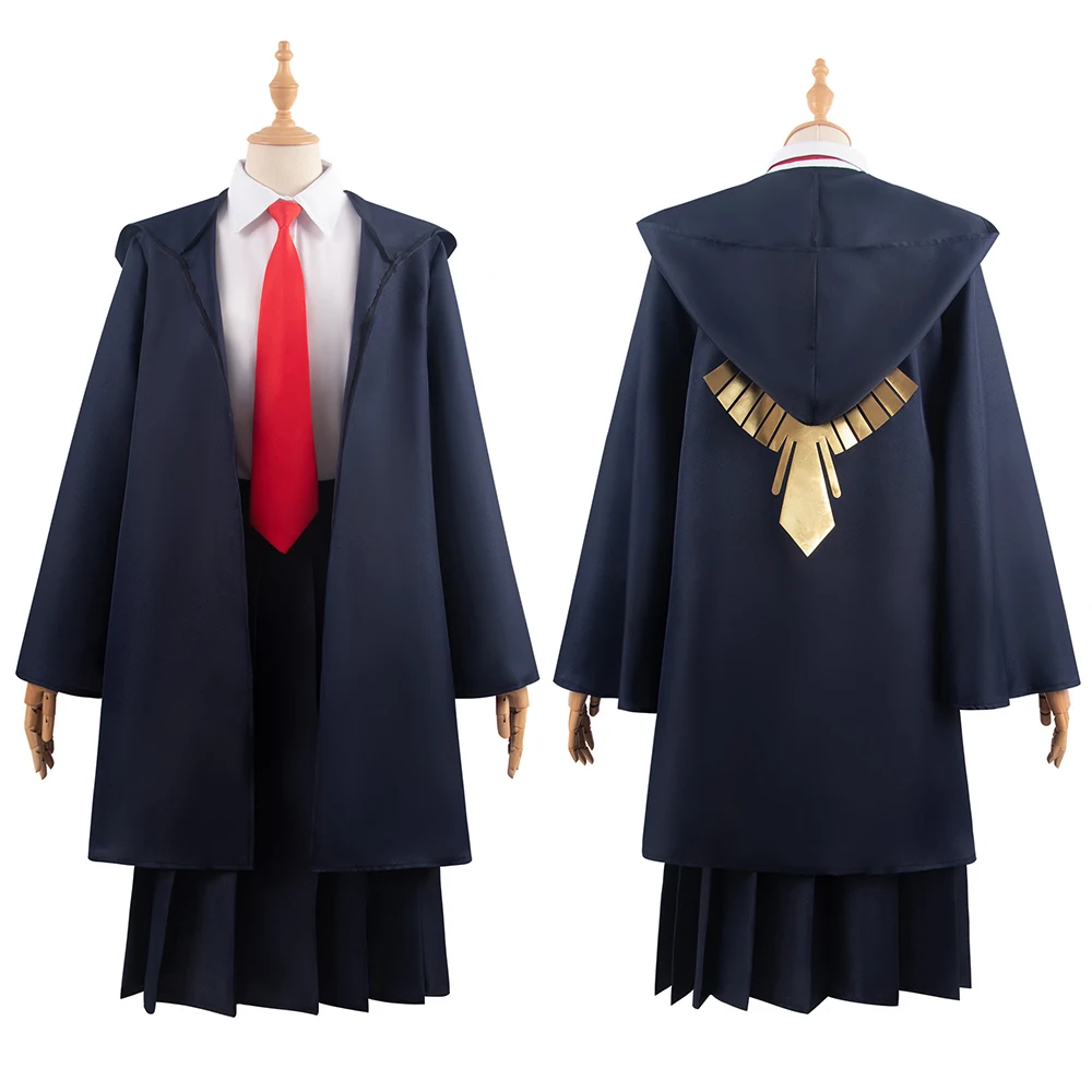 Lemon Irvine Cosplay Anime Mashle Magic and Muscles Mash Burnedead Cosplay disfraz peluca Trench School Uniform Unisex mujeres hombres