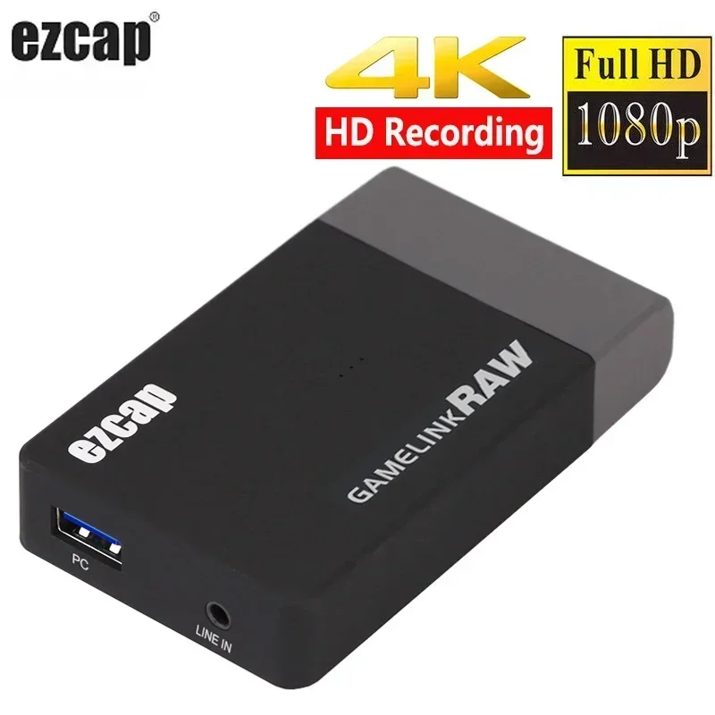 

Real 4k 30hz 1080p 60fps 120fps Game Link RAW USB 3.0 HDMI Video Capture Card for Camera PC Live Streaming Audio Video Recording