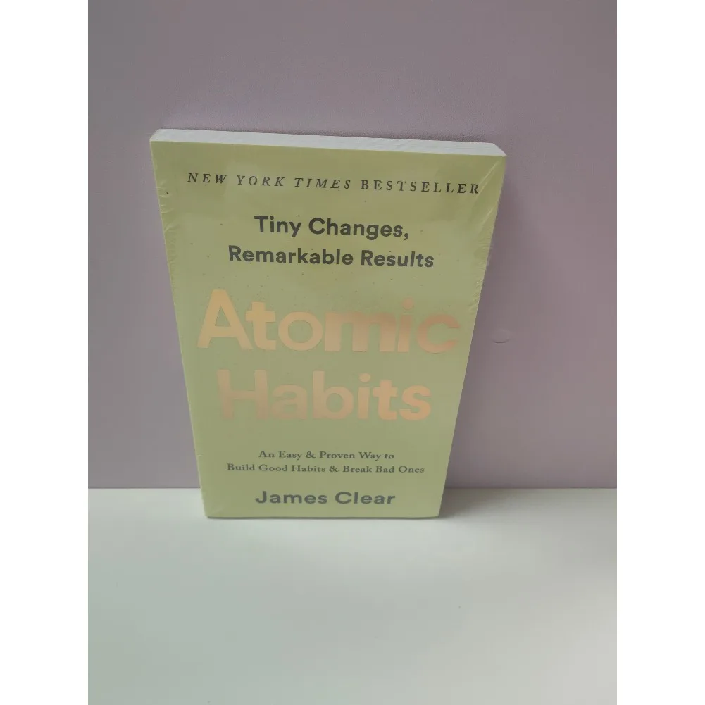 العادات الذرية بقلم جيمس واضحة طريقة ثابتة سهلة لبناء عادات جيدة كسر سيئة كتب التحسين الذاتي للإدارة الذاتية #2