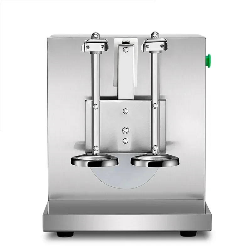 

Коммерческая машина для встряхивания чая Boba, 1000 мл, автоматический шейкер для чая с жемчужным молоком и двойной головкой из нержавеющей стали большой емкости