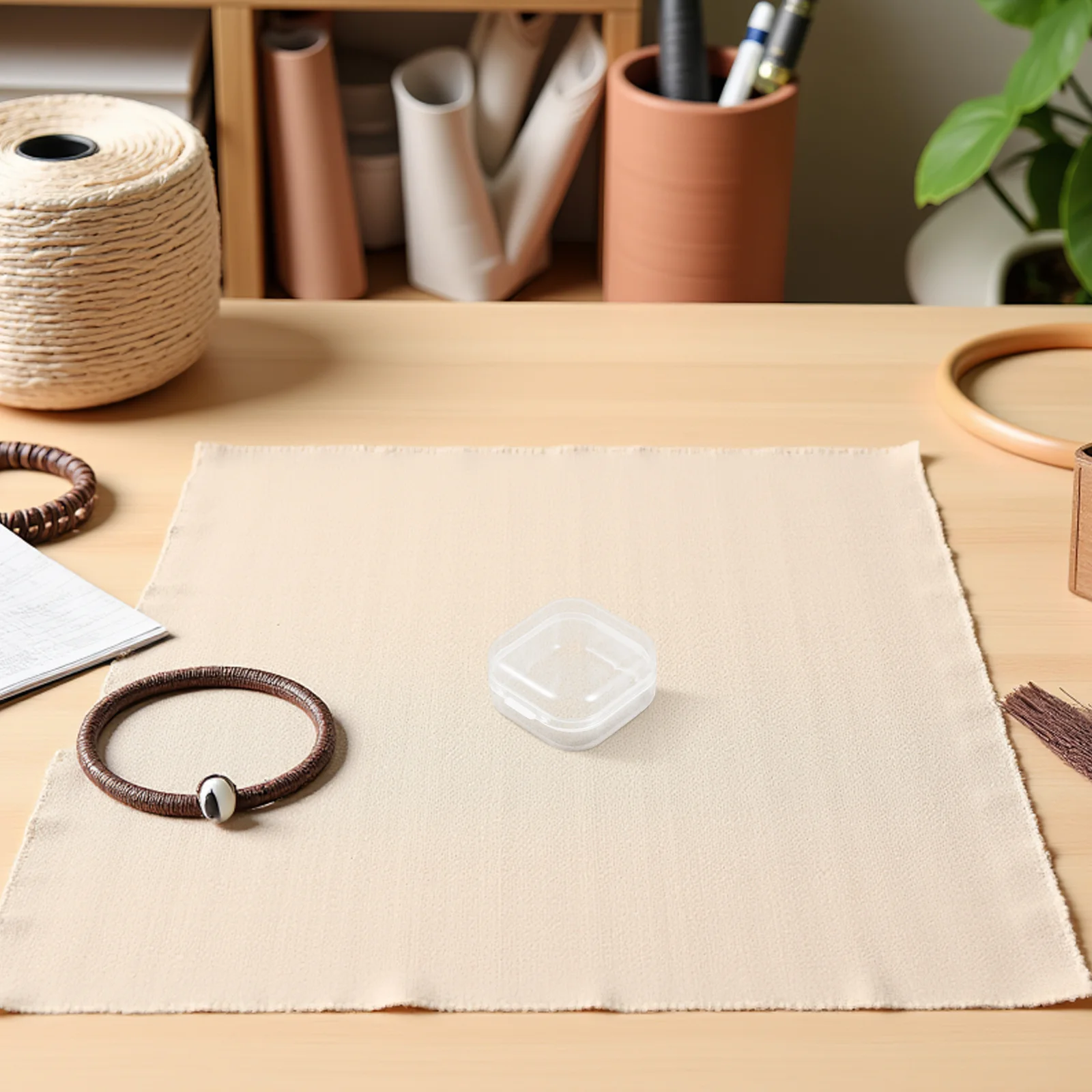 

12pcs Plastic Small Boxes Transparent Mini Organizer Snap-Tight Lidded Storage Case For Craft Items Beads Photography Clear