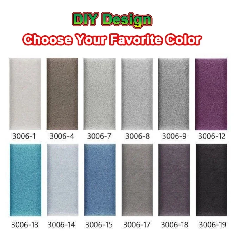 Thick Headboard Self-Adhesive Soft Bag Anti-Collision Tatami 3D Stereo Stickers Bedroom Tete de lit Cabecero Wall Decoration
