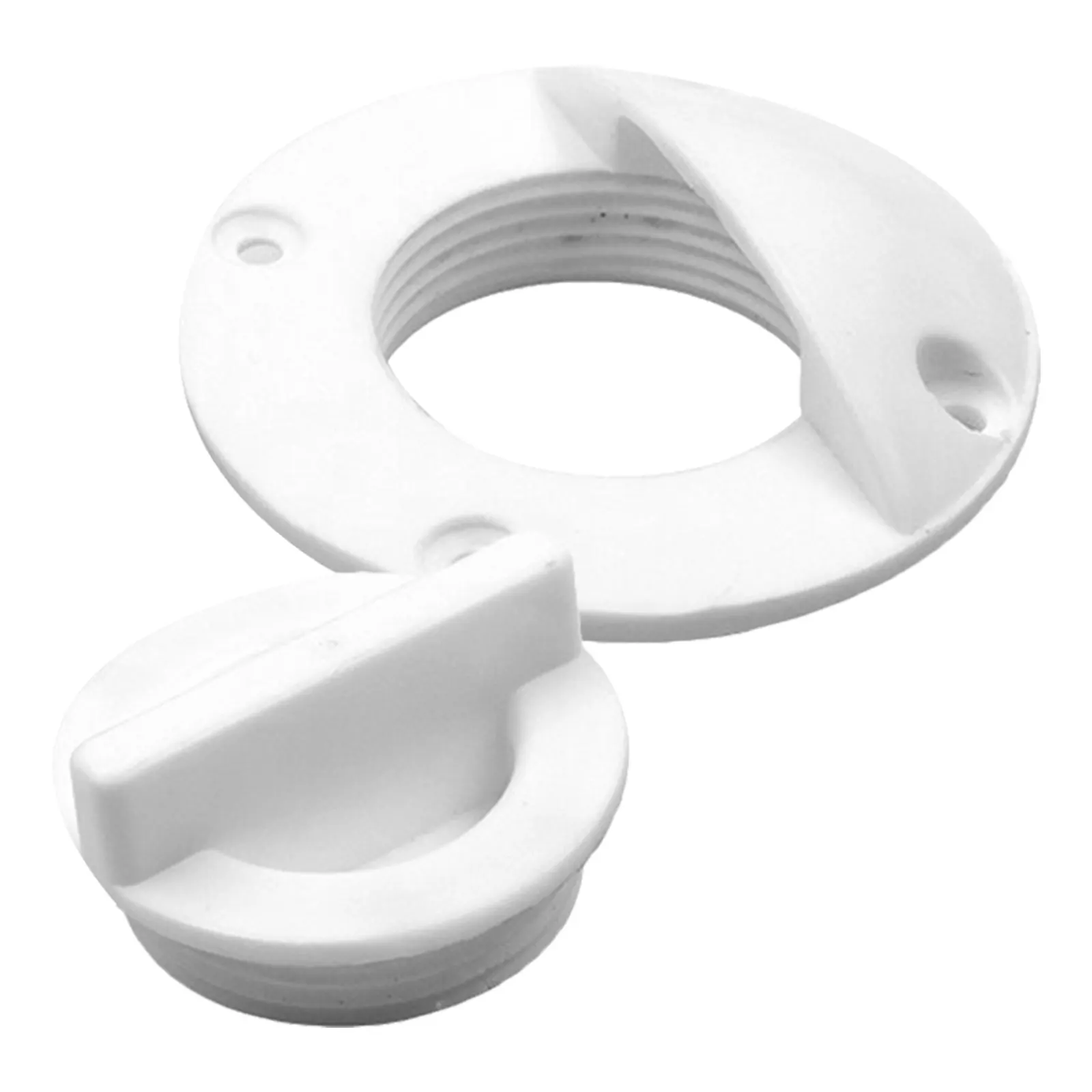 Marine Grade Boat Scupper Drain Valve Plastic Hull Water Outlet for Yacht Cabin Overflow Discharge