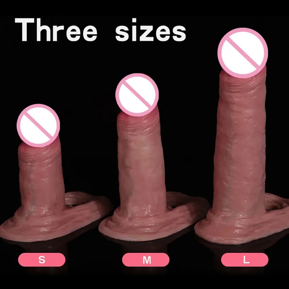 Realistic Reusable Silicone Penis Sleeve for Men