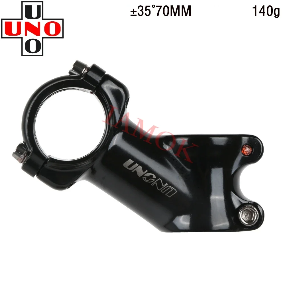 

UNO AS021 Bike Stem 35 Degree 70/90/110mm Stems 31.8x28.6mm Iamok Road Bicycle Parts