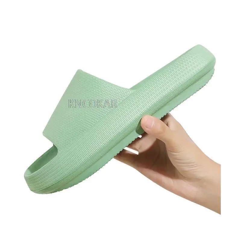 Women Summer Fashion Slippers Non-Slip Slide Sandals Beach High Heels Shower Thick Soft Sole Men Ladies Boys Girl Bathroom Shoes