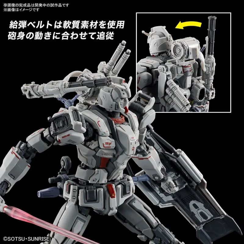 В наличии Оригинальный BANDAI HG 1/144 RX-78[G]E GUNDAM EX [RFV] & MS-06F ZAKU II F TYPE SOLARI [REV] Ver. Сборка аниме-моделей игрушек