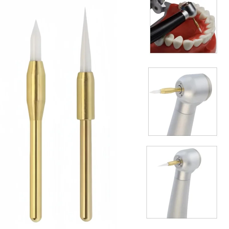 

Стоматологическая игла для обрезки мягких тканей, керамическая высокоскоростная полировальная орех для рецирования десен и прополировных стоматологических инструментов