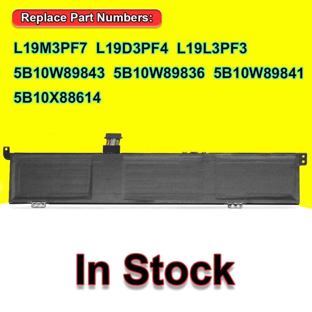 DODOMORN Laptop Battery For Lenovo Ideapad Creator 5-15IMH05 Gaming 3-15ARH05 Series L19M3PF7 L19D3PF4 L19L3PF3 3ICP6/54/90 OEM