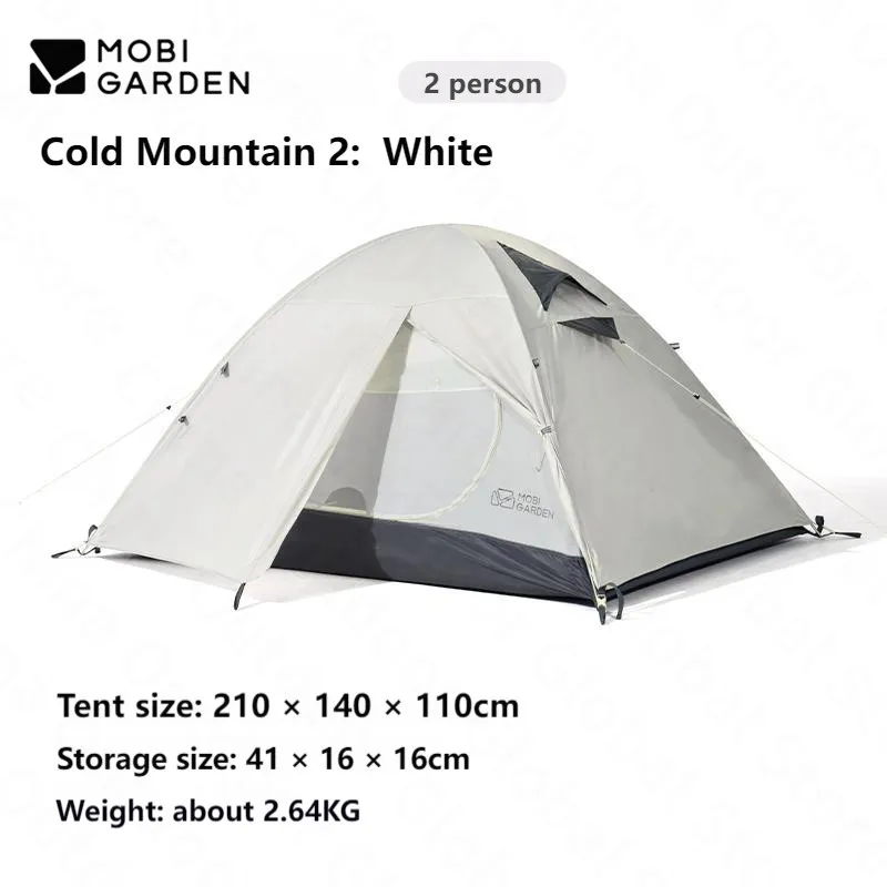 MOBI GARDEN New Cold Mountain Tent Outdoor 2-4 Person Camping Tent
