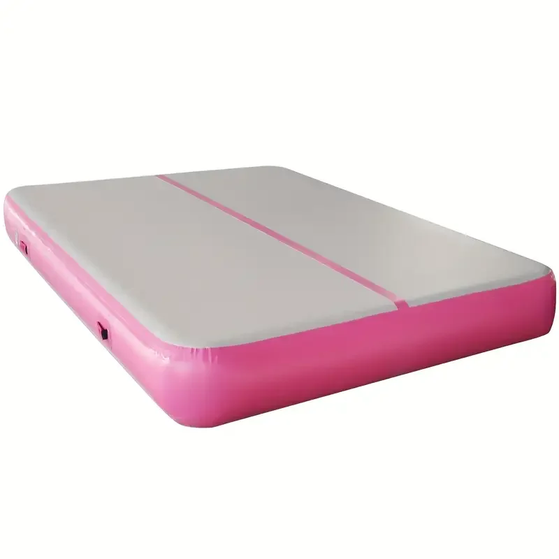 Estera de aire para gimnasia, pista de caída, estera de caída, esteras de suelo inflables, estera de aire inflable de 4x2m, pista de caída de gimnasia