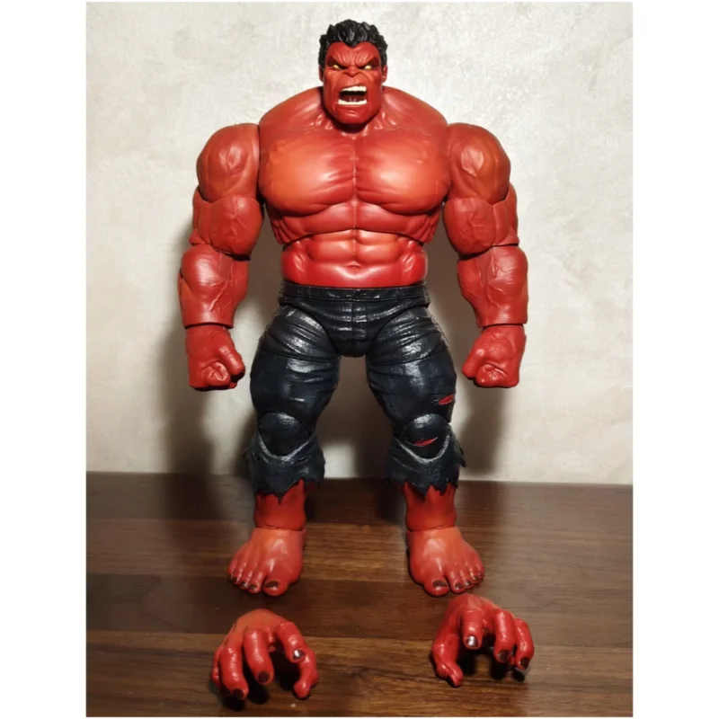 20cm In Stock Dst Marvel Comics Edition Red Hulk Red Giant Movable Action Figure Model Toy Marvel Comics Series Kids Xmas Gift