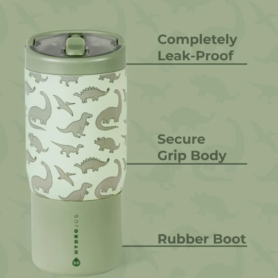 14 oz sportwaterfles roestvrij staal geïsoleerd 100 lekvrij met draaggreep BPA-vrij kindvriendelijk ontwerp duurzaam vaatwasser