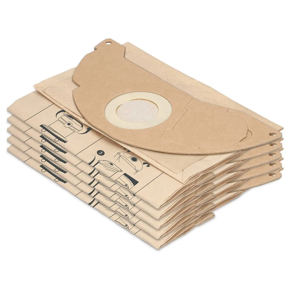 

10 Pack Vacuum Cleaner Bags Compatible for Karcher WD2, MV2, Replaces for Karcher 6.904-322.0