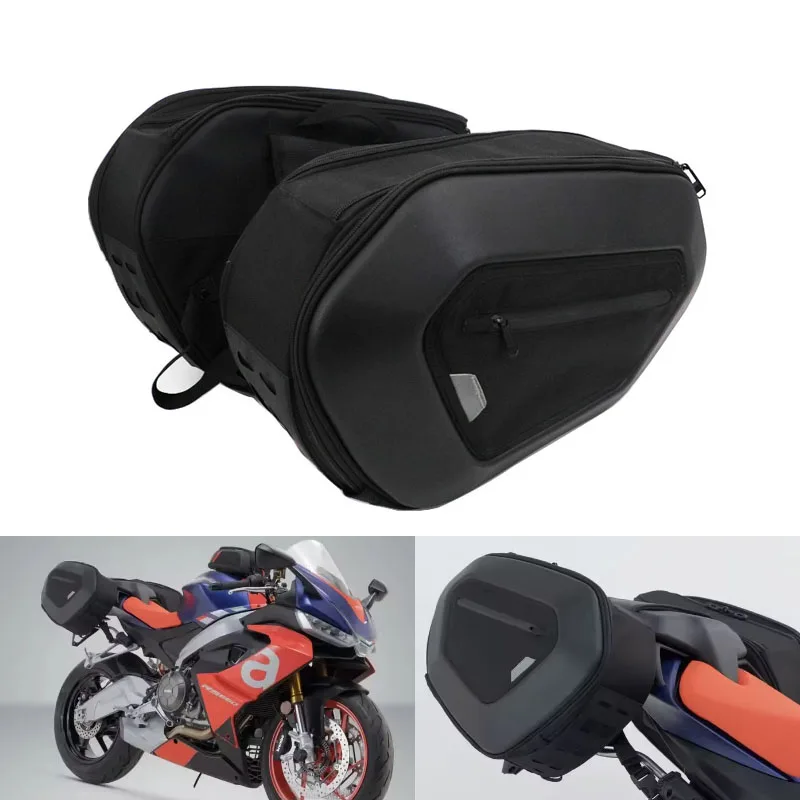 Motorcycle Saddlebag Set 15-20L for Aprilia RS 660 Tuono 2020-2024 Waterproof Luggage Travel Bags Motorbike