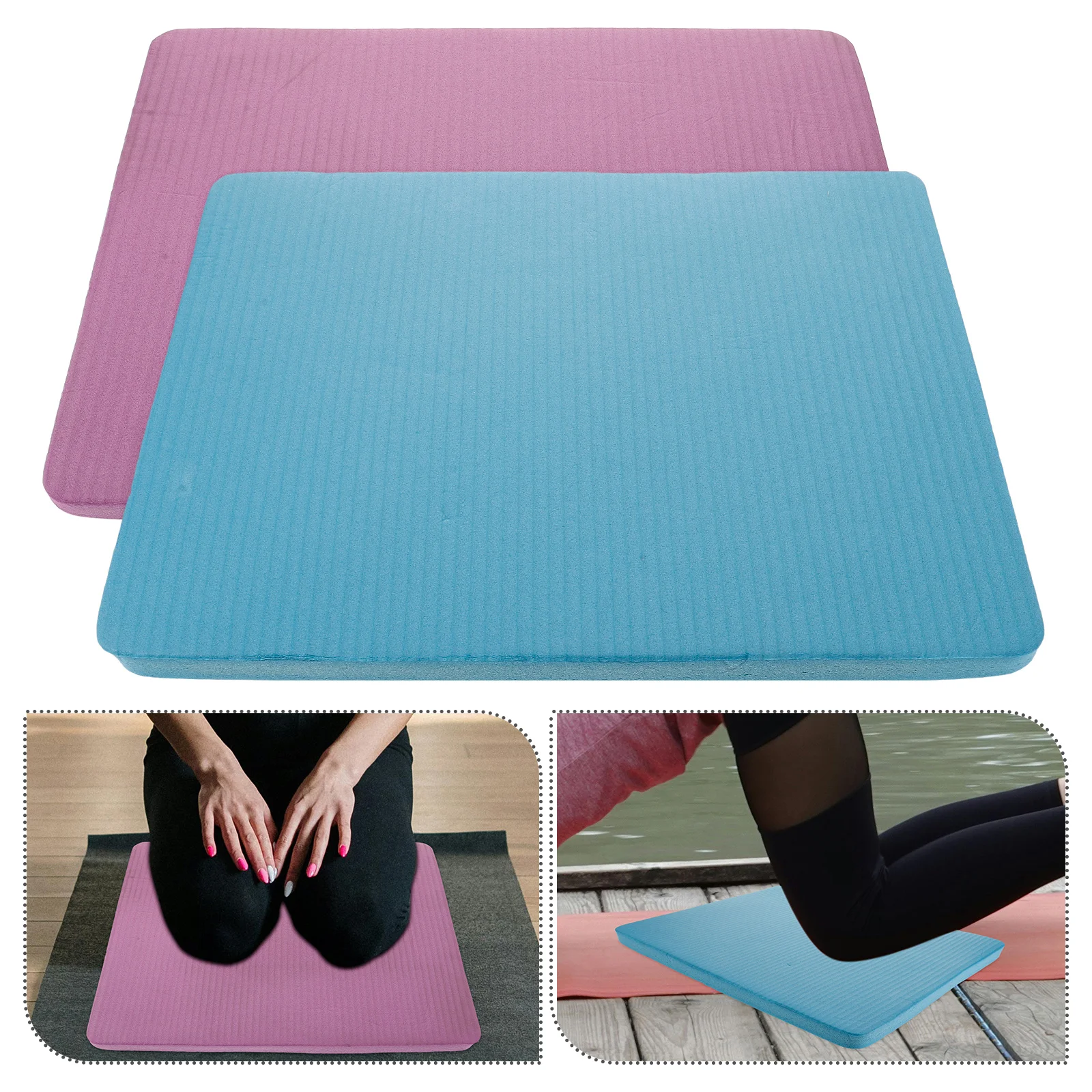 

2pcs Non-Slip Yoga Knee Pads Cushion Protective Kneeling Mat For Exercise Joint Support Lightweight Comfortable Fitness Elbow